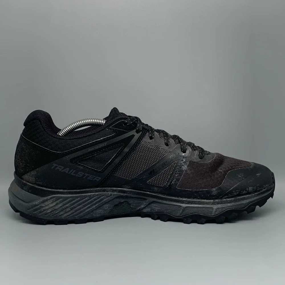 Salomon Trailster Black Trail Running Shoes 404877 Men's Sz 12